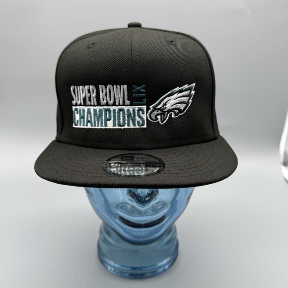 New Era Other - New Era 9Fifty Philadelphia Eagles Snapback Hat Super Bowl LIX Champs Black OSFM